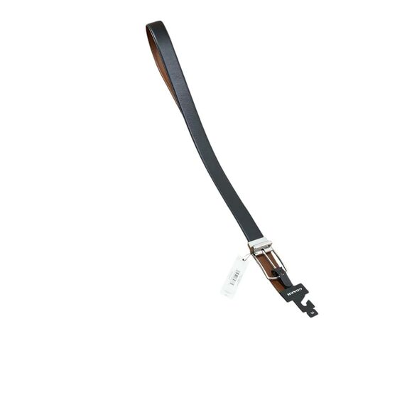 NWT COACH 91311 Harness Buckle Cut to Size Belt, Men’s Size 42 MM Black/Brown - Picture 13 of 16